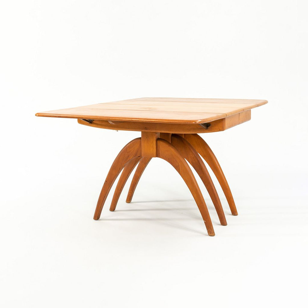 1950s Heywood Wakefield Drop-Leaf Butterfly Dining Table Made of Solid Birch