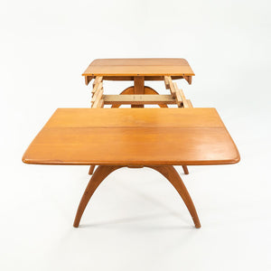 1950s Heywood Wakefield Drop-Leaf Butterfly Dining Table Made of Solid Birch