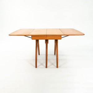 1950s Heywood Wakefield Drop-Leaf Butterfly Dining Table Made of Solid Birch