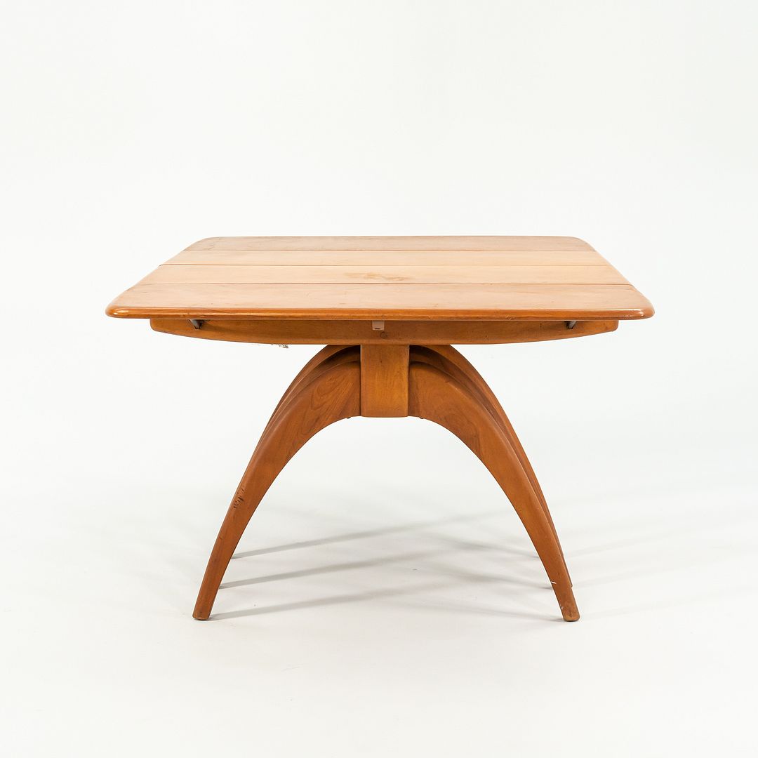 1950s Heywood Wakefield Drop-Leaf Butterfly Dining Table Made of Solid Birch