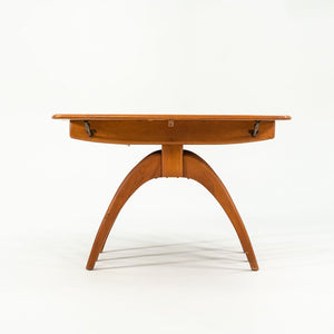 1950s Heywood Wakefield Drop-Leaf Butterfly Dining Table Made of Solid Birch