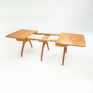 1950s Heywood Wakefield Drop-Leaf Butterfly Dining Table Made of Solid Birch