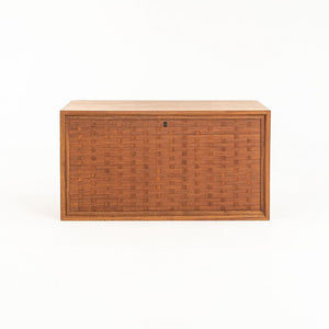 1960s Royal System Walnut Basketweave Modular Cabinets by Poul Cadovius 2x Avail
