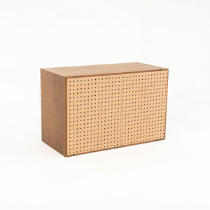 1960s Royal System Walnut Basketweave Modular Cabinets by Poul Cadovius 2x Avail