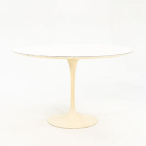 1960s Tulip Pedestal Dining Table, 174W by Eero Saarinen for Knoll with Laminate Top and Cast Iron Base