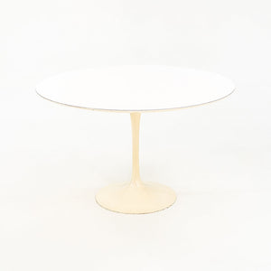 1960s Tulip Pedestal Dining Table, 174W by Eero Saarinen for Knoll with Laminate Top and Cast Iron Base