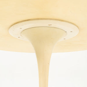 1960s Tulip Pedestal Dining Table, 174W by Eero Saarinen for Knoll with Laminate Top and Cast Iron Base