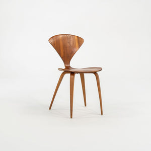 1950s Side Chair by Norman Cherner for Plycraft in Walnut Plywood Made in USA