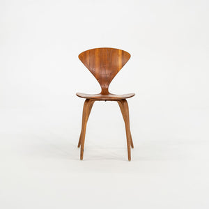 1950s Side Chair by Norman Cherner for Plycraft in Walnut Plywood Made in USA
