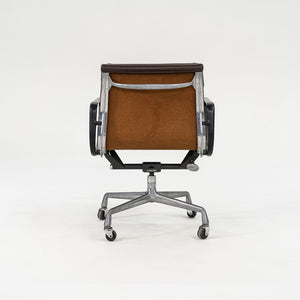 SOLD 1982 Eames Soft Pad Management Chair, EA418 by Ray and Charles Eames for Herman Miller in Brown Leather 2x Available