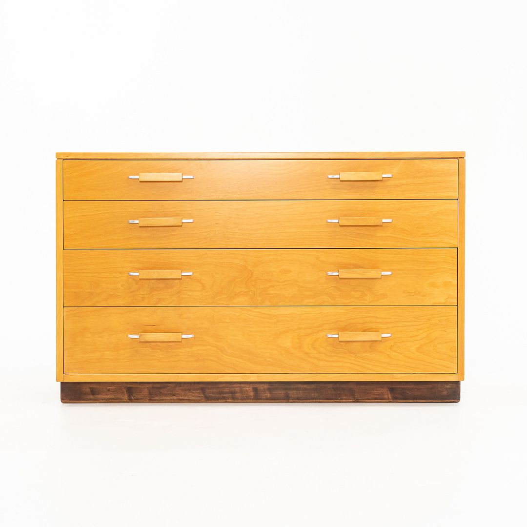 1939 Flexible Home Arrangements 4-Drawer Dresser by Eliel Saarinen, J. Robert Swanson, Pipsan Saarinen Swanson for Johnson Furniture Co. in Birch