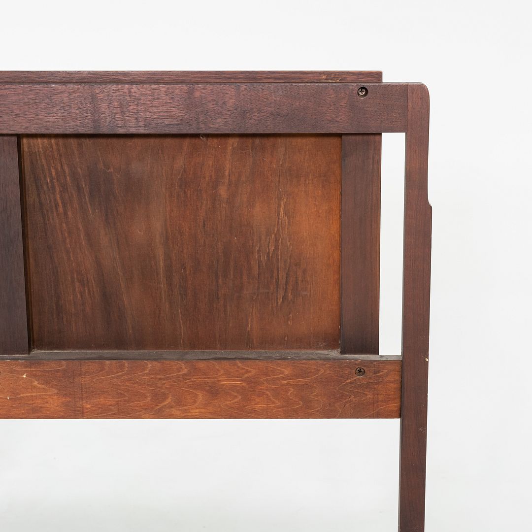 1960s Jack Cartwright for Founders Furniture King Size Walnut Headboard 77x36"