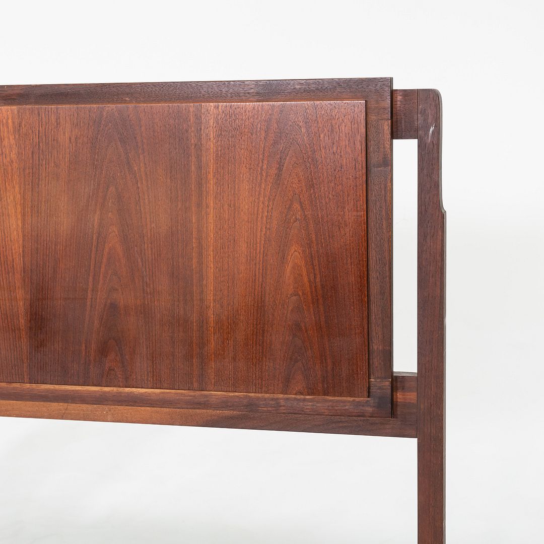 1960s Jack Cartwright for Founders Furniture King Size Walnut Headboard 77x36"