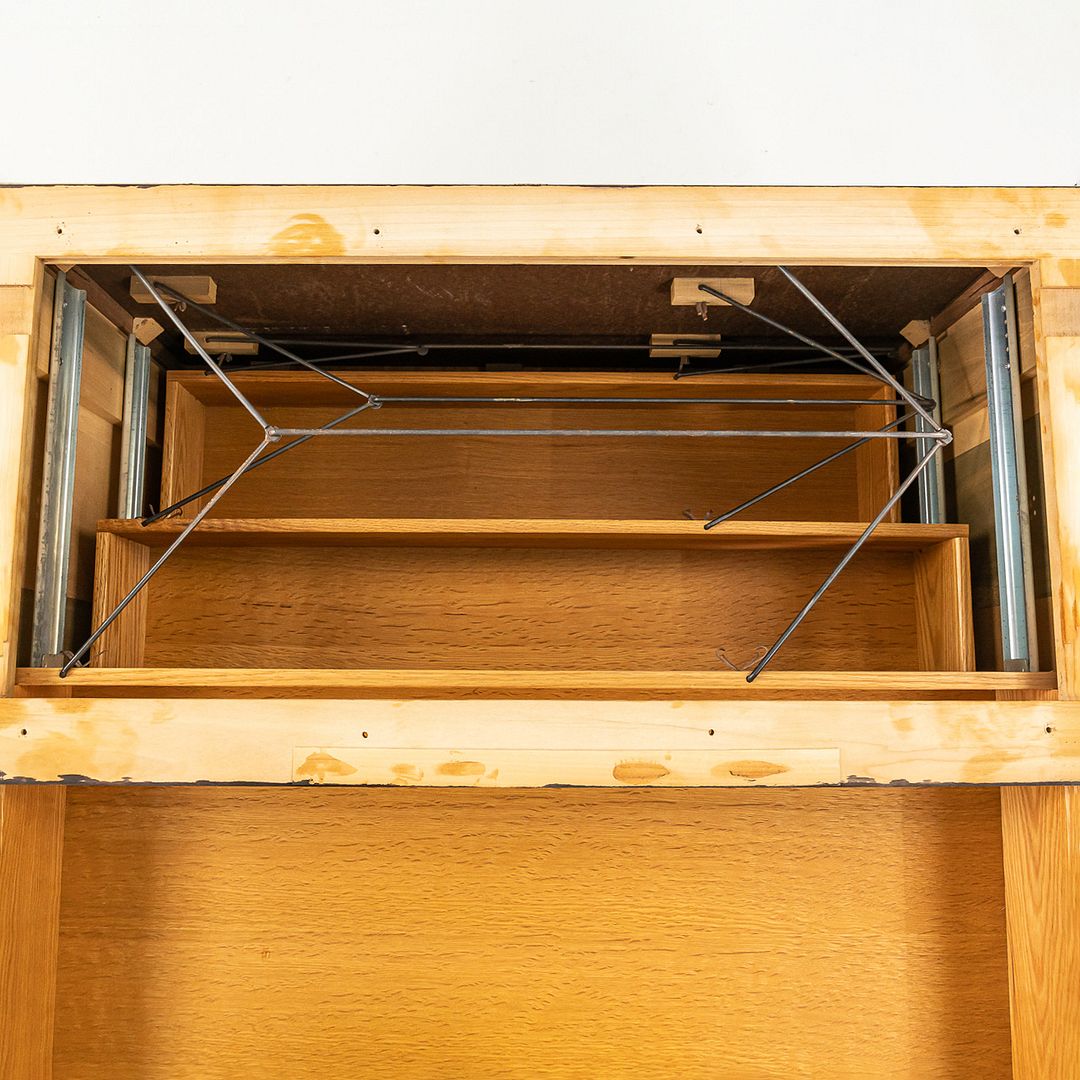 1960s Florence Knoll 3-Drawer Dresser Cabinet in Walnut with Marble Top 1x Available