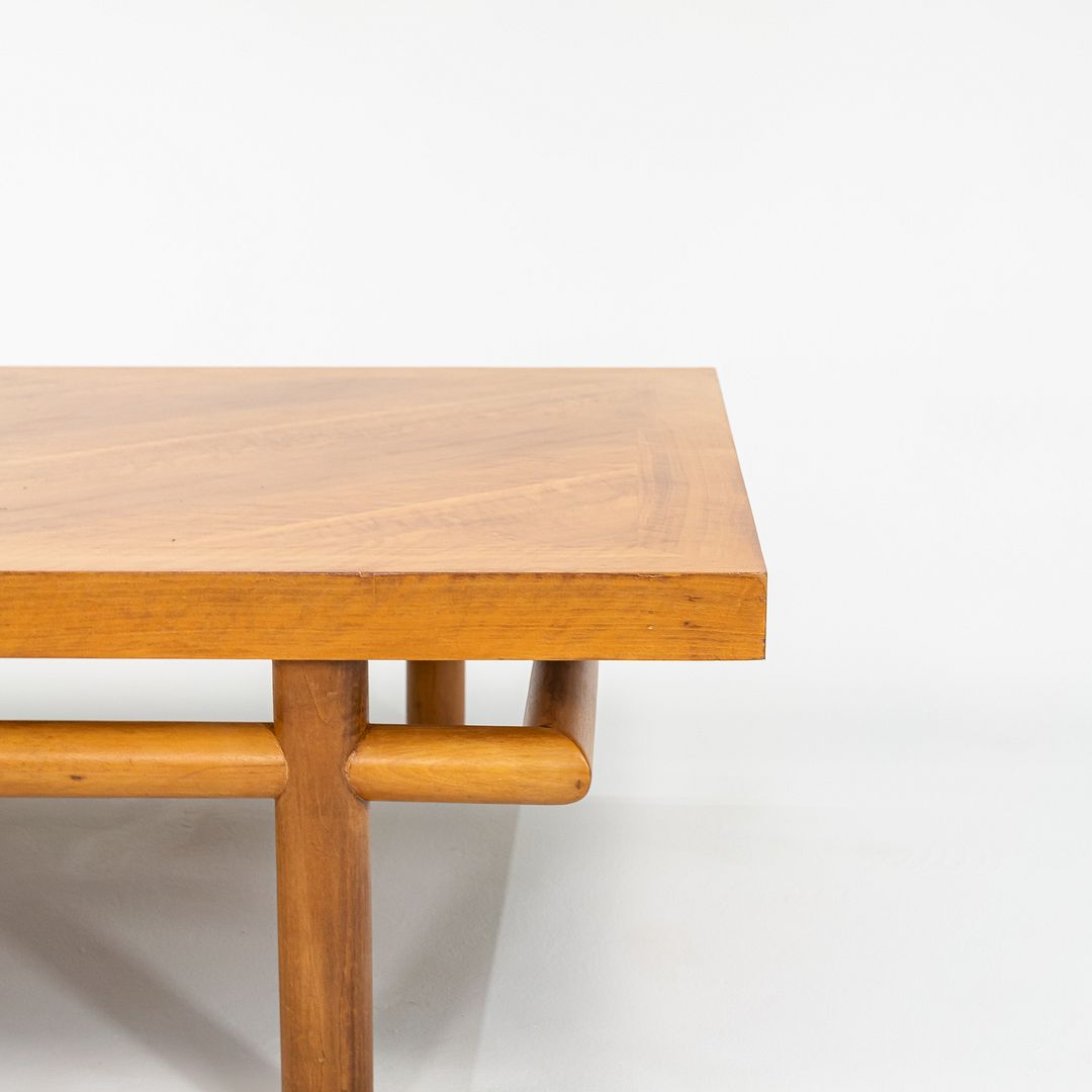 SOLD 1954 Walnut Coffee Table, Model 1761 by T.H. Robsjohn-Gibbings for John Widdicomb in Walnut