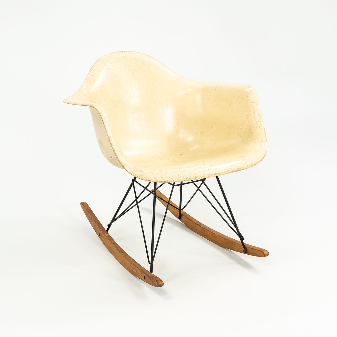 1956 Herman Miller RAR Rocking Chair by Ray and Charles Eames for Herman Miller in Fiberglass