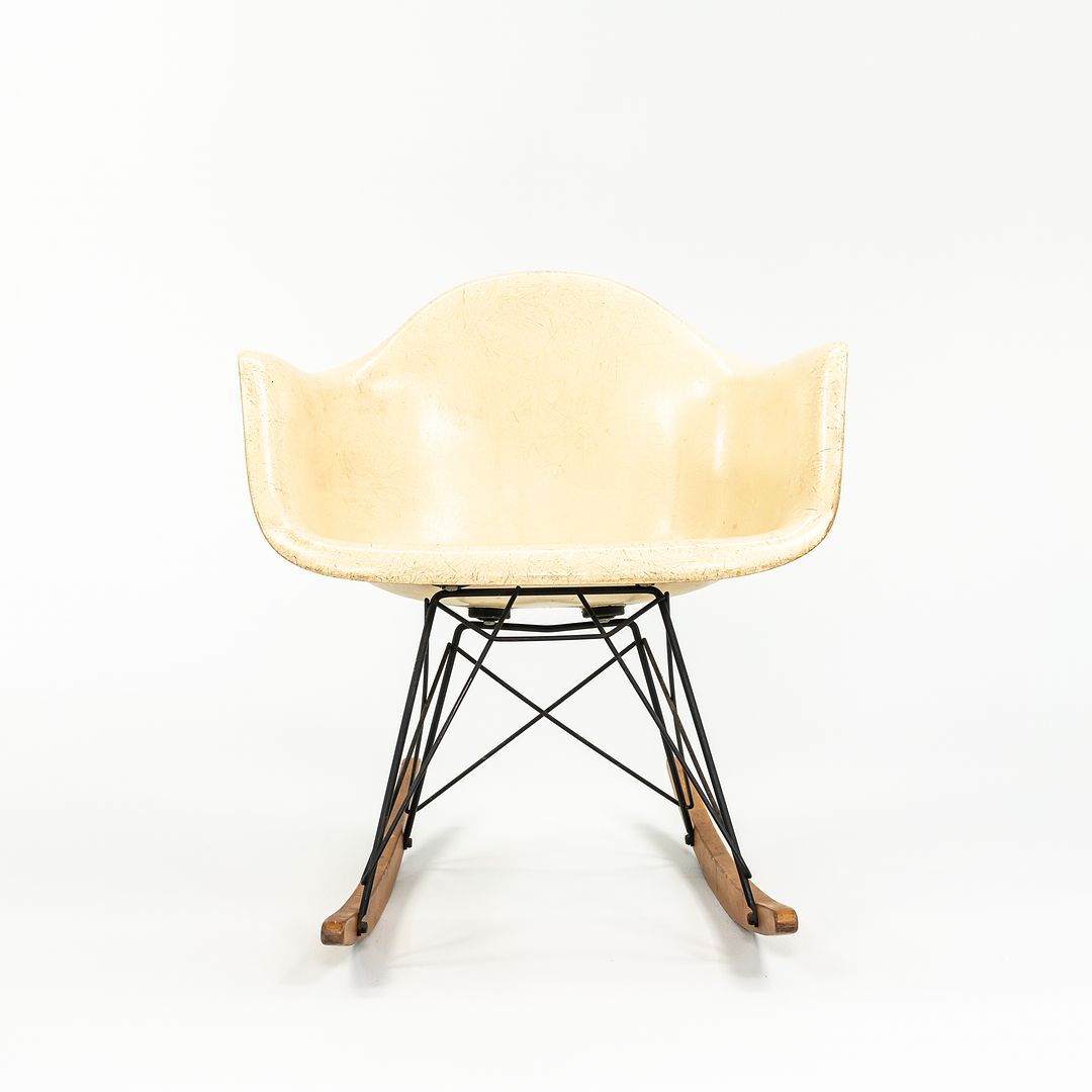 1956 Herman Miller RAR Rocking Chair by Ray and Charles Eames for Herman Miller in Fiberglass