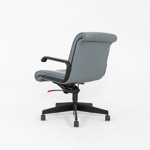 2005 Richard Sapper for Knoll Management Desk Chair Upholstered in Grey Leather
