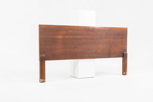 1950s Thin-Edge Queen Headboard, Model 4909 By George Nelson For Herman Miller in Walnut