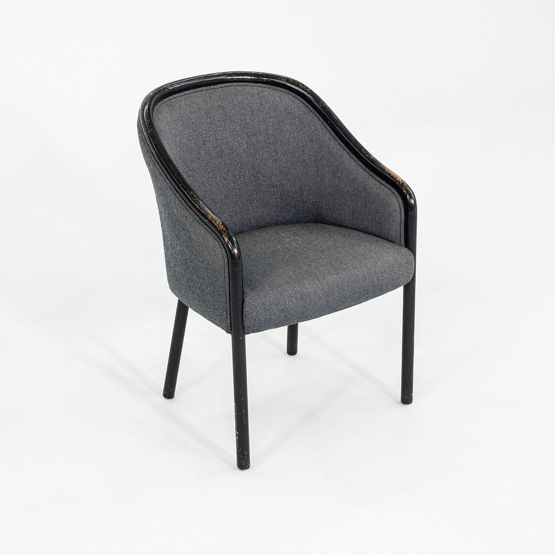 1970s Pair of Dining Chairs in the style of Ward Bennett for Brickel Associates
