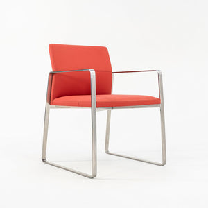2008 Celon Arm Chair, Model 1526 by Lievore Altherr Molina for Bernhardt Design in Red Fabric Sets Available
