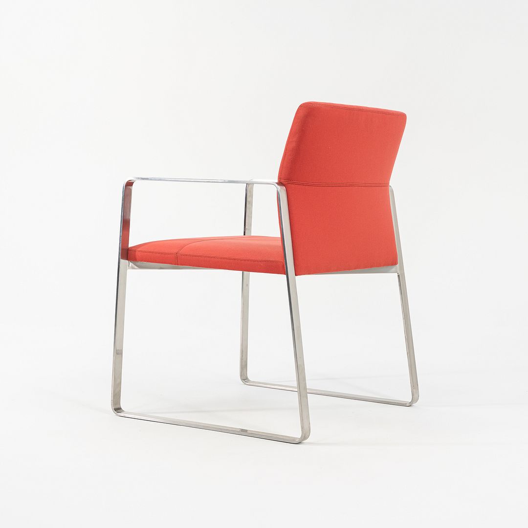 2008 Celon Arm Chair, Model 1526 by Lievore Altherr Molina for Bernhardt Design in Red Fabric Sets Available