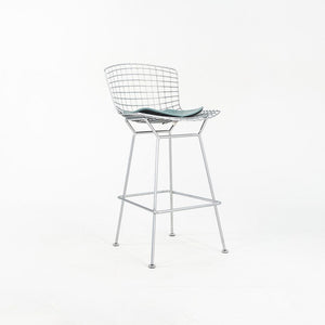 2010s Bertoia Bar Stool, Model 428C by Harry Bertoia for Knoll in Satin Chrome 4x Available