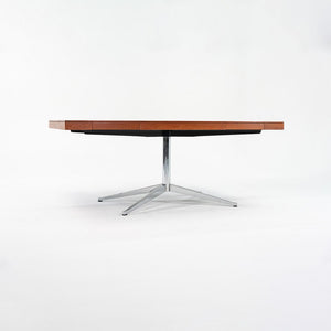 1960s Florence Knoll Executive Desk, Model 2485 in Walnut and Chrome