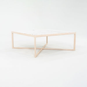 2022 Knoll Krusin Coffee Table by Marc Krusin in Natural Oak & Arabescato Marble