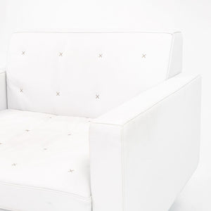 2010 Kennedee Swivel Lounge Chair by Jean-Marie Massaud for Poltrona Frau in White Leather