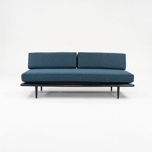 SOLD 1955 Nelson Daybed by George Nelson for Herman Miller in Ebonized Wood and Divina Melange Fabric