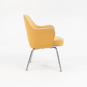 1960s Pair of Executive Armchairs, Model 68 UPC by Eero Saarinen for Knoll in Yellow Fabric