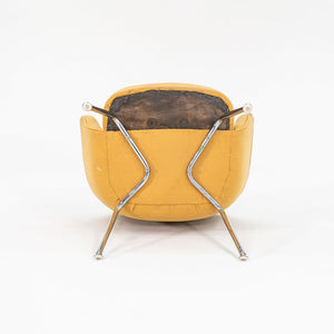 1960s Pair of Executive Armchairs, Model 68 UPC by Eero Saarinen for Knoll in Yellow Fabric