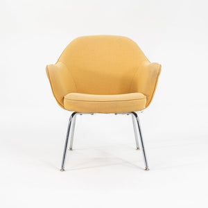 1960s Pair of Executive Armchairs, Model 68 UPC by Eero Saarinen for Knoll in Yellow Fabric