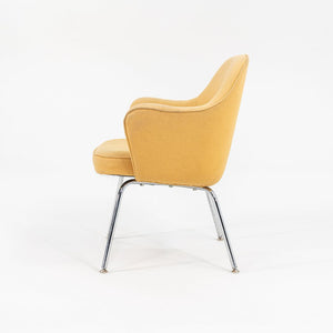 1960s Pair of Executive Armchairs, Model 68 UPC by Eero Saarinen for Knoll in Yellow Fabric