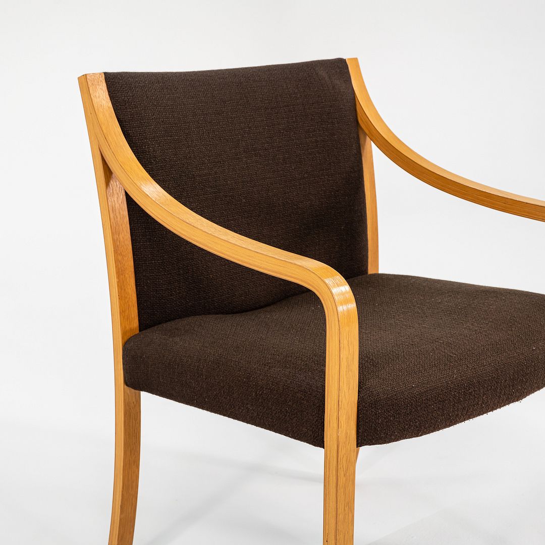 1987 Bert England for Stow Davis England Dining Chair Brown Upholstery 5x Avail