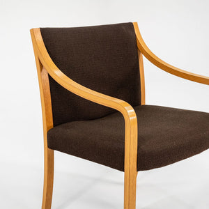 1987 Bert England for Stow Davis England Dining Chair Brown Upholstery 5x Avail