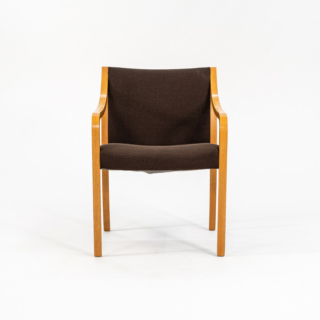 1987 Bert England for Stow Davis England Dining Chair Brown Upholstery 5x Avail