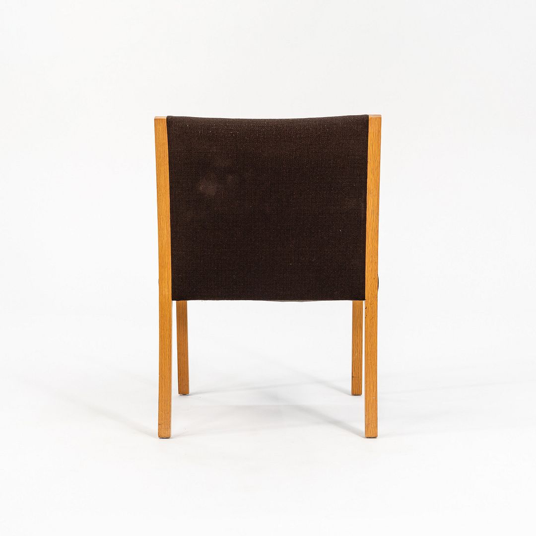 1987 Bert England for Stow Davis England Dining Chair Brown Upholstery 5x Avail
