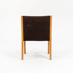 1987 Bert England for Stow Davis England Dining Chair Brown Upholstery 5x Avail