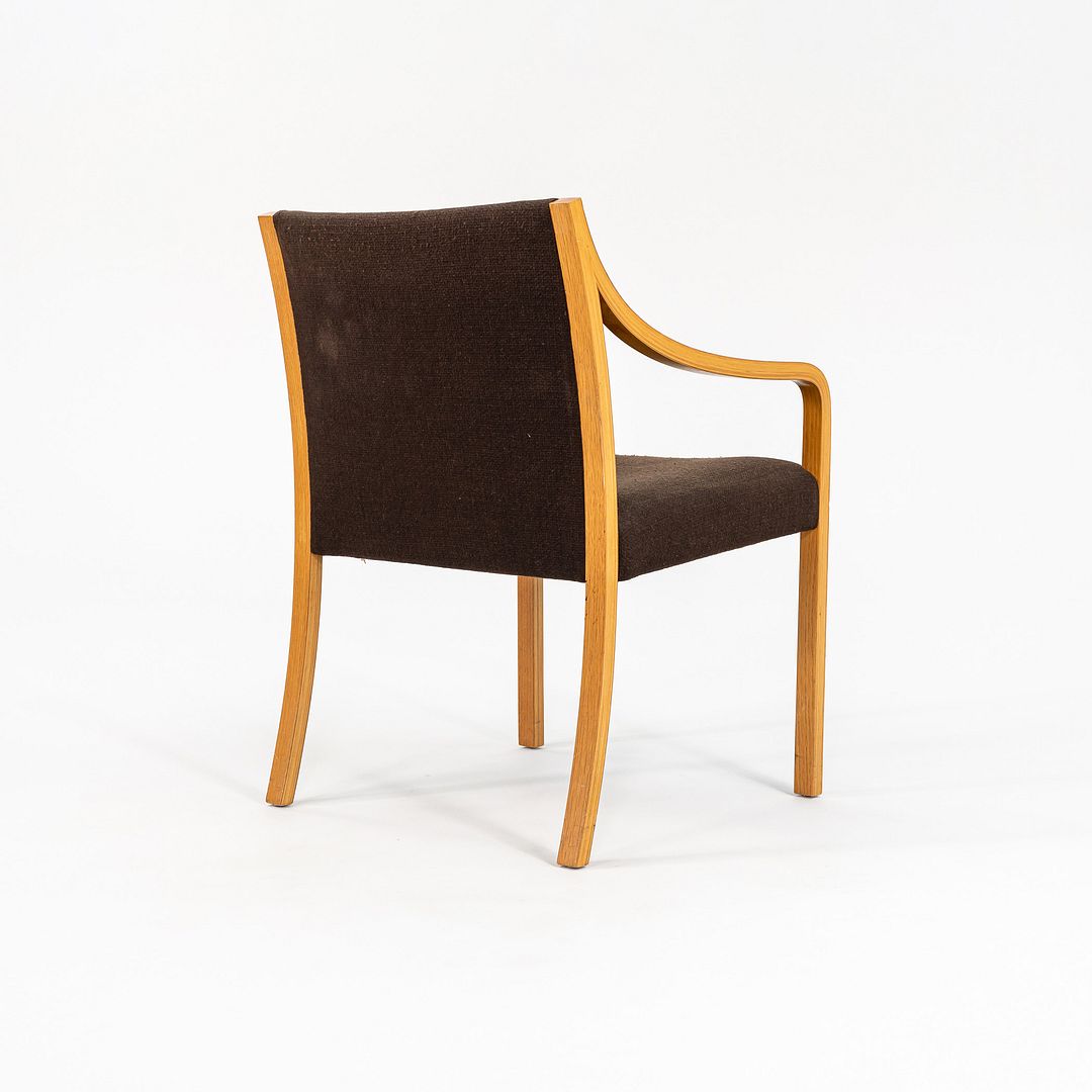 1987 Bert England for Stow Davis England Dining Chair Brown Upholstery 5x Avail