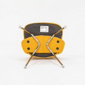 2003 Eero Saarinen for Knoll Executive Side Chair in Yellow Fabric, Model 72C
