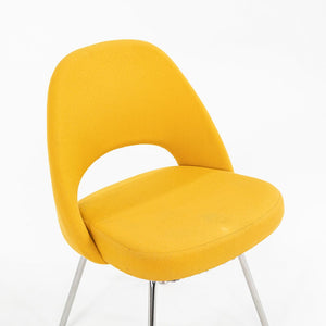 2003 Eero Saarinen for Knoll Executive Side Chair in Yellow Fabric, Model 72C