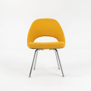 2003 Eero Saarinen for Knoll Executive Side Chair in Yellow Fabric, Model 72C