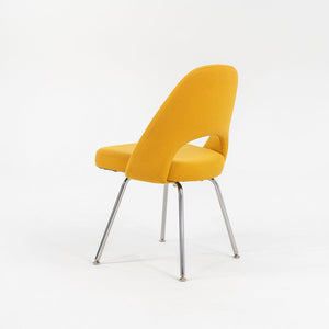2003 Eero Saarinen for Knoll Executive Side Chair in Yellow Fabric, Model 72C