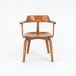 1951 W199 Dining Armchair by Walter Gropius and Ben Thompson for Thonet in Birch