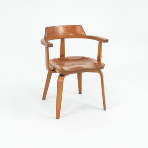 1951 W199 Dining Armchair by Walter Gropius and Ben Thompson for Thonet in Birch