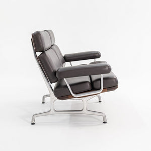 2007 Eames Two Seat Sofa, Model ES108 by Charles and Ray Eames for Herman Miller in Walnut and Brown Leather