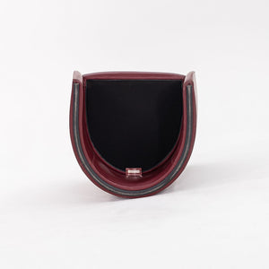 1999 Pair of Intervista Easy Chairs by Lella and Massimo Vignelli for Poltrona Frau in Oxblood Leather