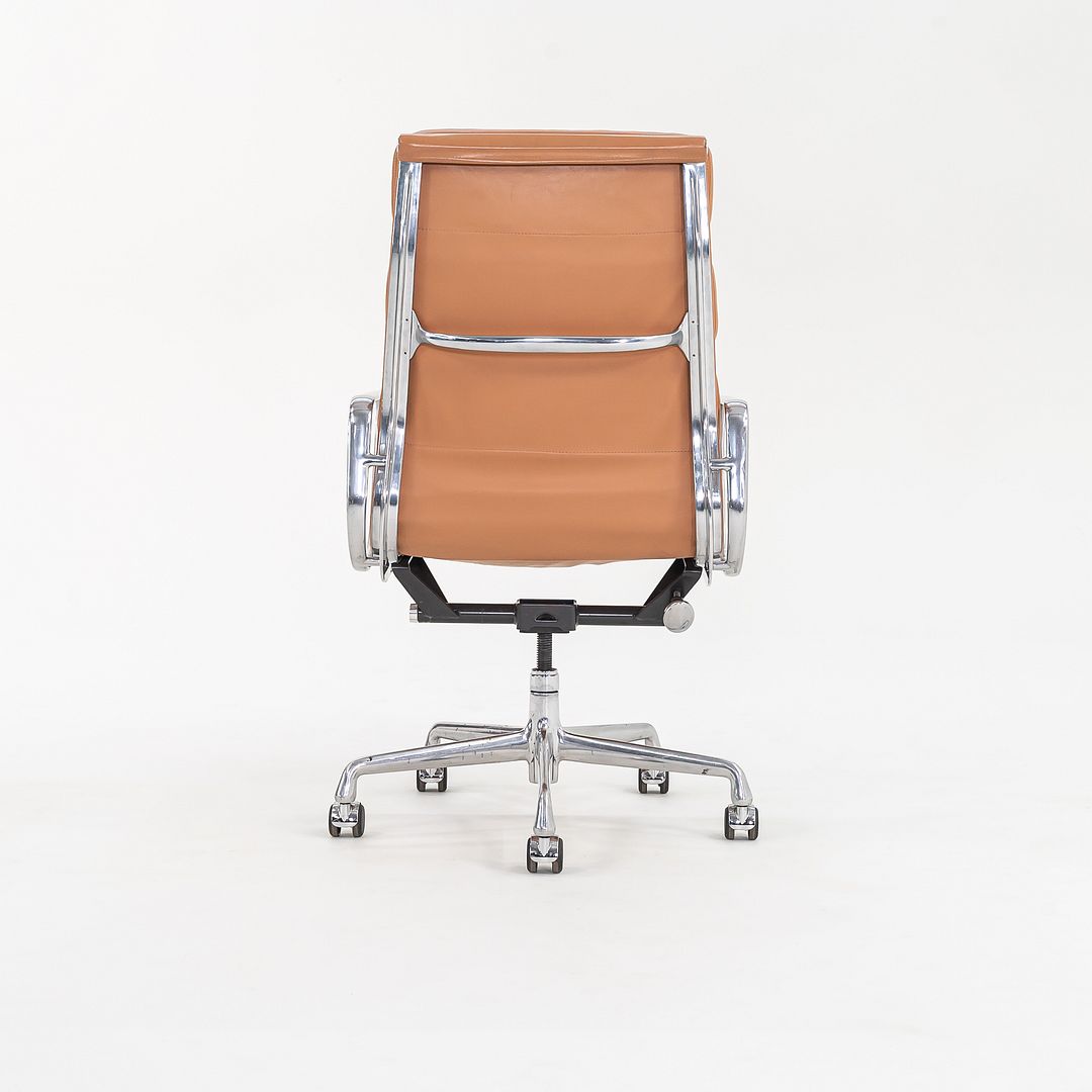 2004 Soft Pad Executive Desk Chair by Charles and Ray Eames for Herman Miller in Dark Tan Leather 12x Available